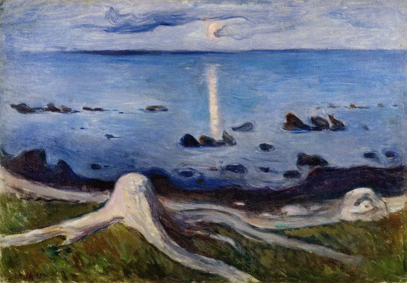 Mystik vid stranden - Edvard Munch