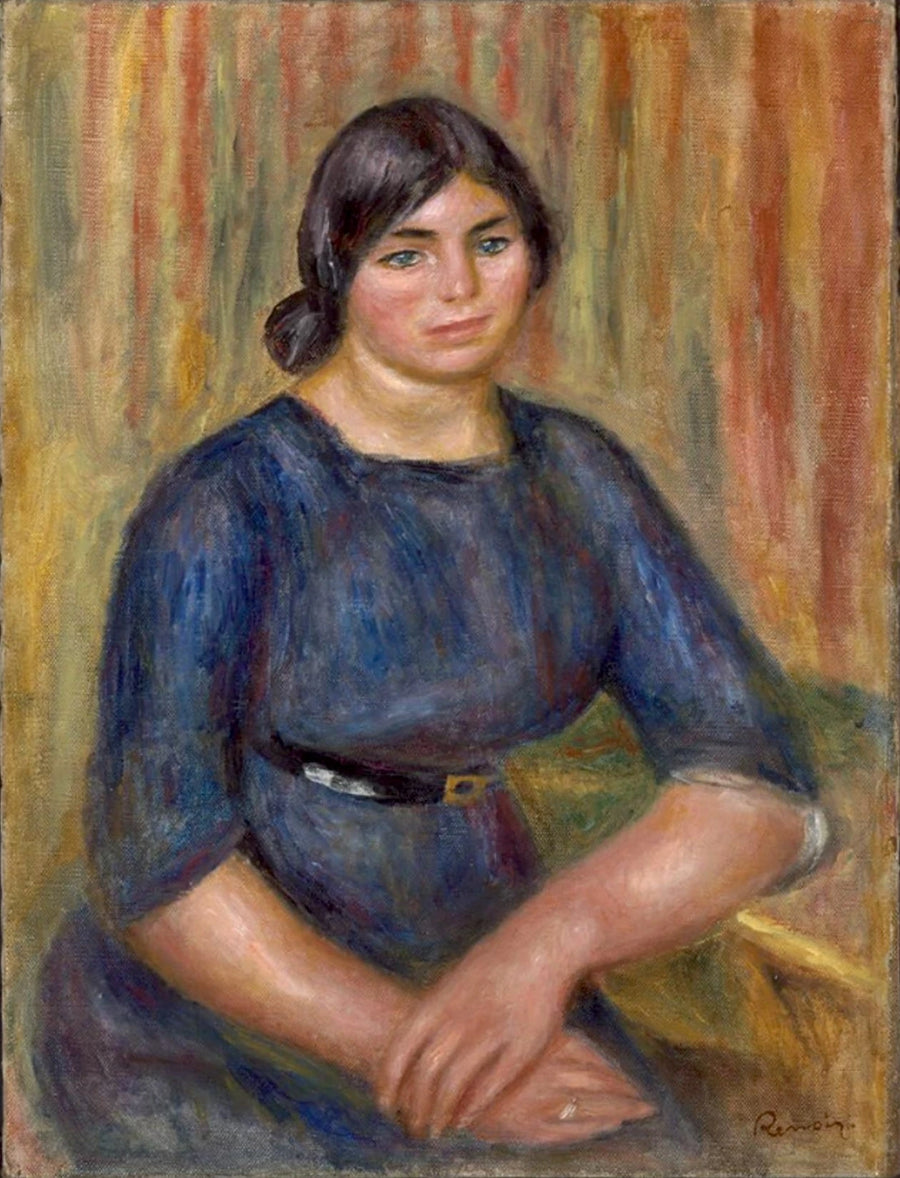 Porträtt av Mlle Estable - Pierre-Auguste Renoir