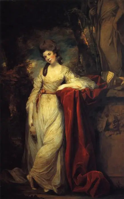 Fru Abington (cirka 1737-1815), som en komisk musa - Joshua Reynolds
