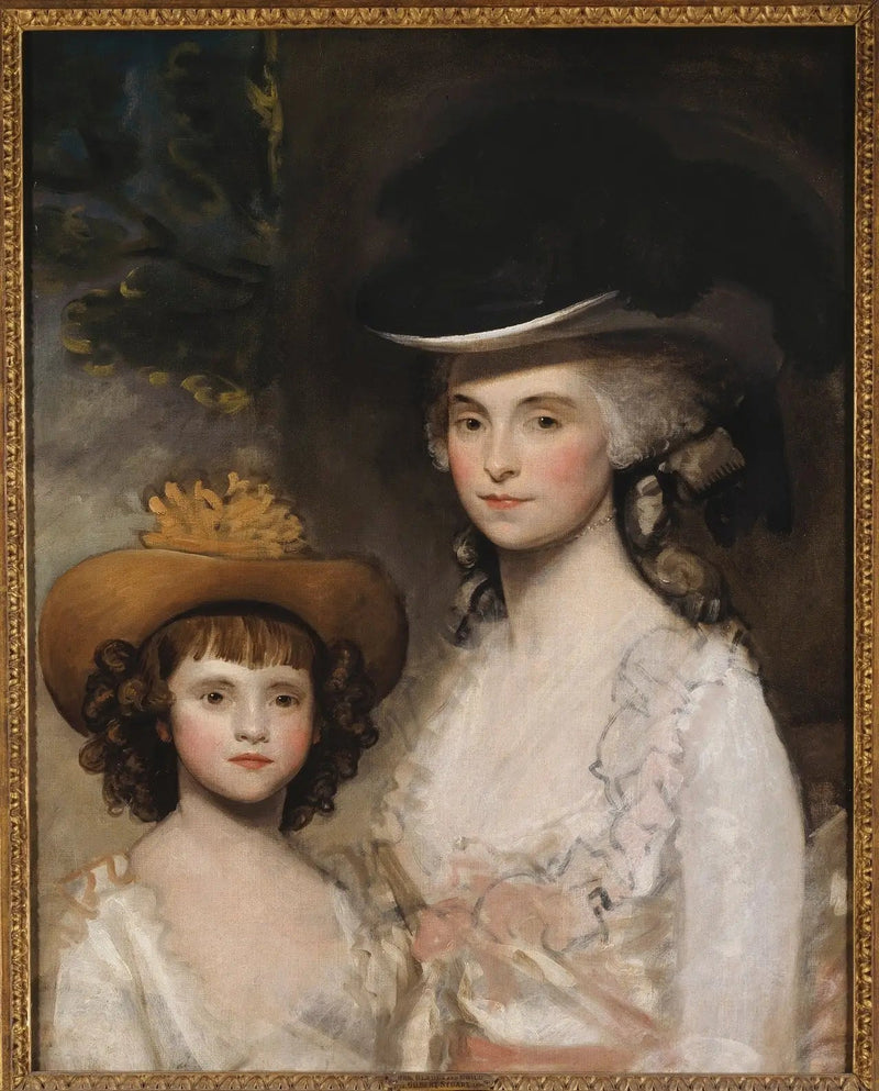 Fru Blades och hennes dotter - Gilbert Stuart