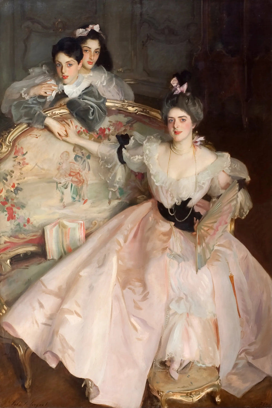 Fru Carl Meyer och hennes barn - John Singer Sargent