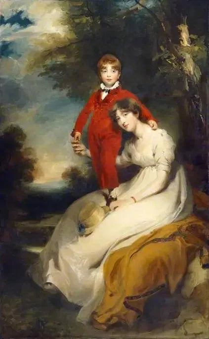 Fru Charles Thellusson, född Sabine Robarts (1775-1814), och hennes son, Charles Thellusson (1797-1856) - Thomas Lawrence
