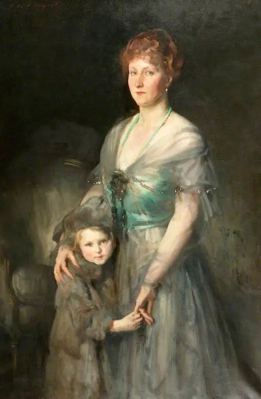 Fru Duxbury och hennes dotter - John Singer Sargent