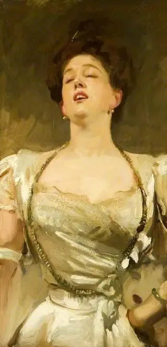 Fröken George Batten sjungande - John Singer Sargent