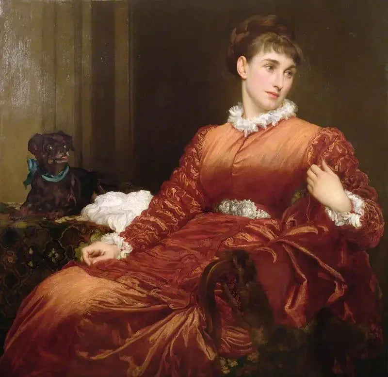 Fru H. Evans Gordon, född May Sartoris - Frederic Leighton