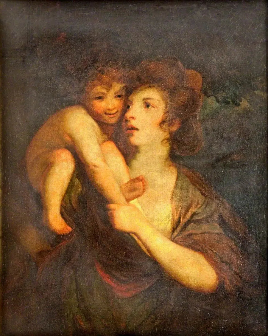 Fru Hartley (1750/1751–1824) och hennes barn - Joshua Reynolds