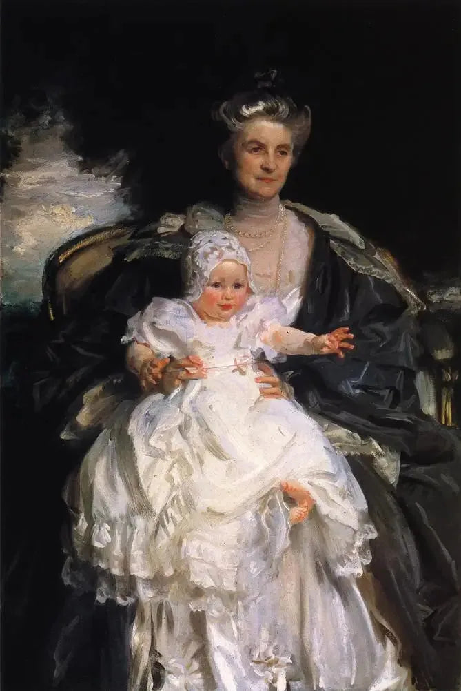 Fru Henry Phipps och hennes barnbarn Winston - John Singer Sargent