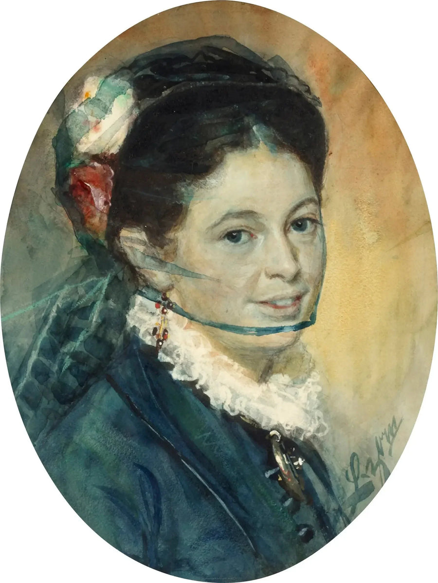 Fru Hulda Hæggström - Anders Zorn