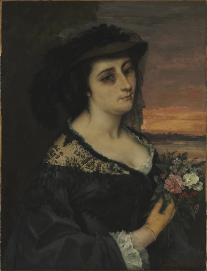 Fru L... (Laure Borreau) - Gustave Courbet