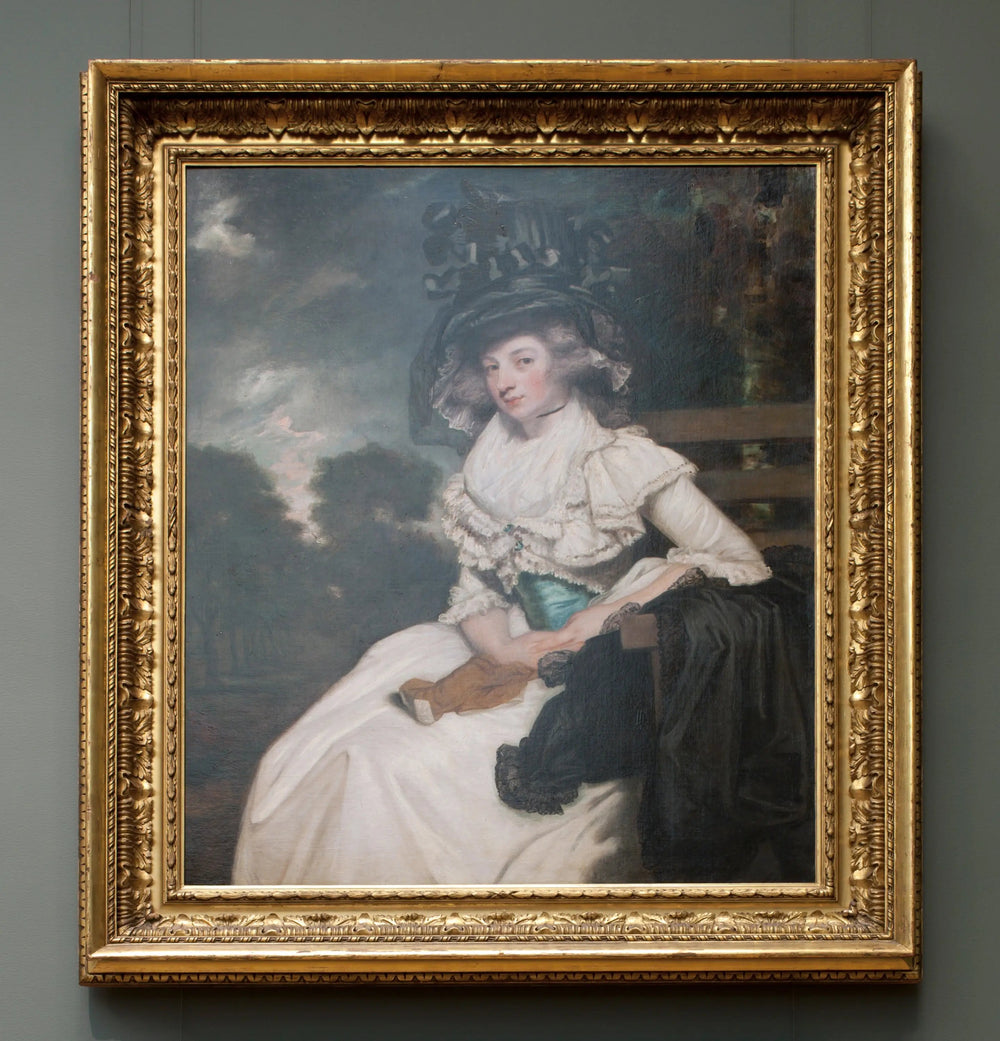 Mme Lewis Thomas Watson (Mary Elizabeth Milles, 1767–1818) - Joshua Reynolds image 1 copie peinte à la main à l’huile