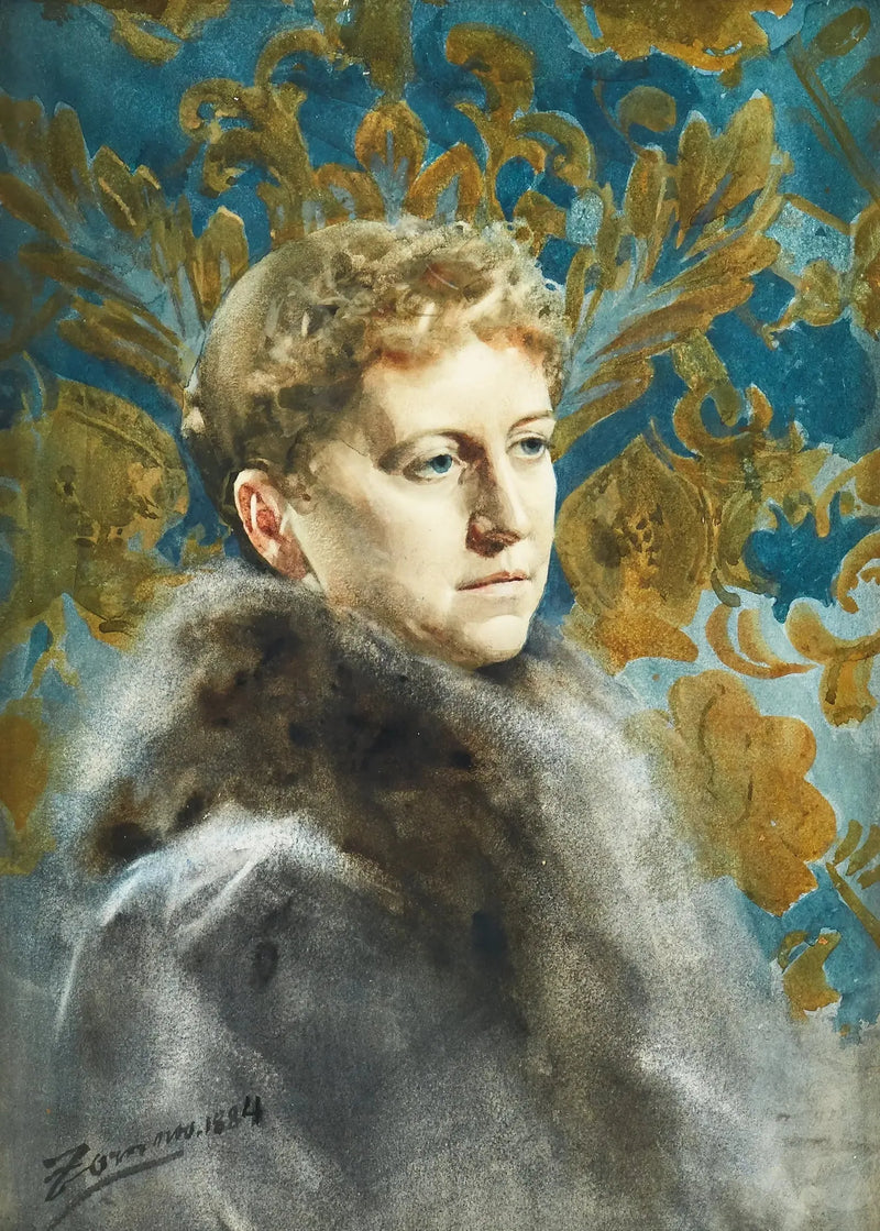 Fru Mackenzie - Anders Zorn
