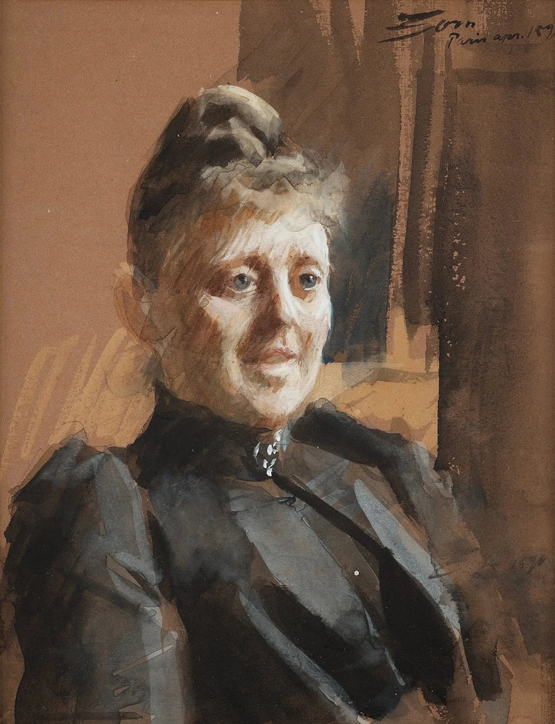 Fru Matilda Klingspor - Anders Zorn