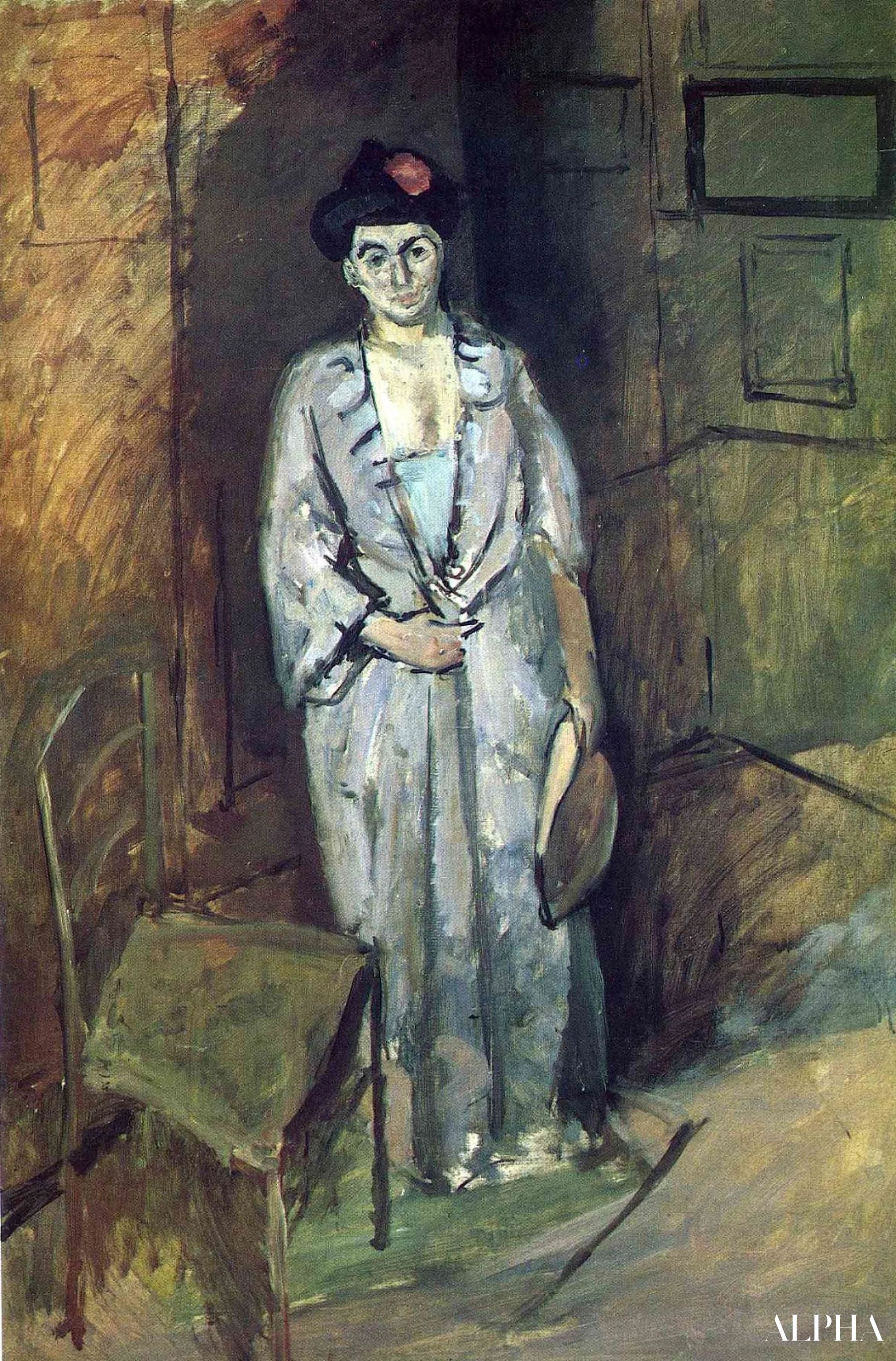 Mme Matisse en robe japonaise - Matisse - Reproductions de tableaux et peintures haut de gamme