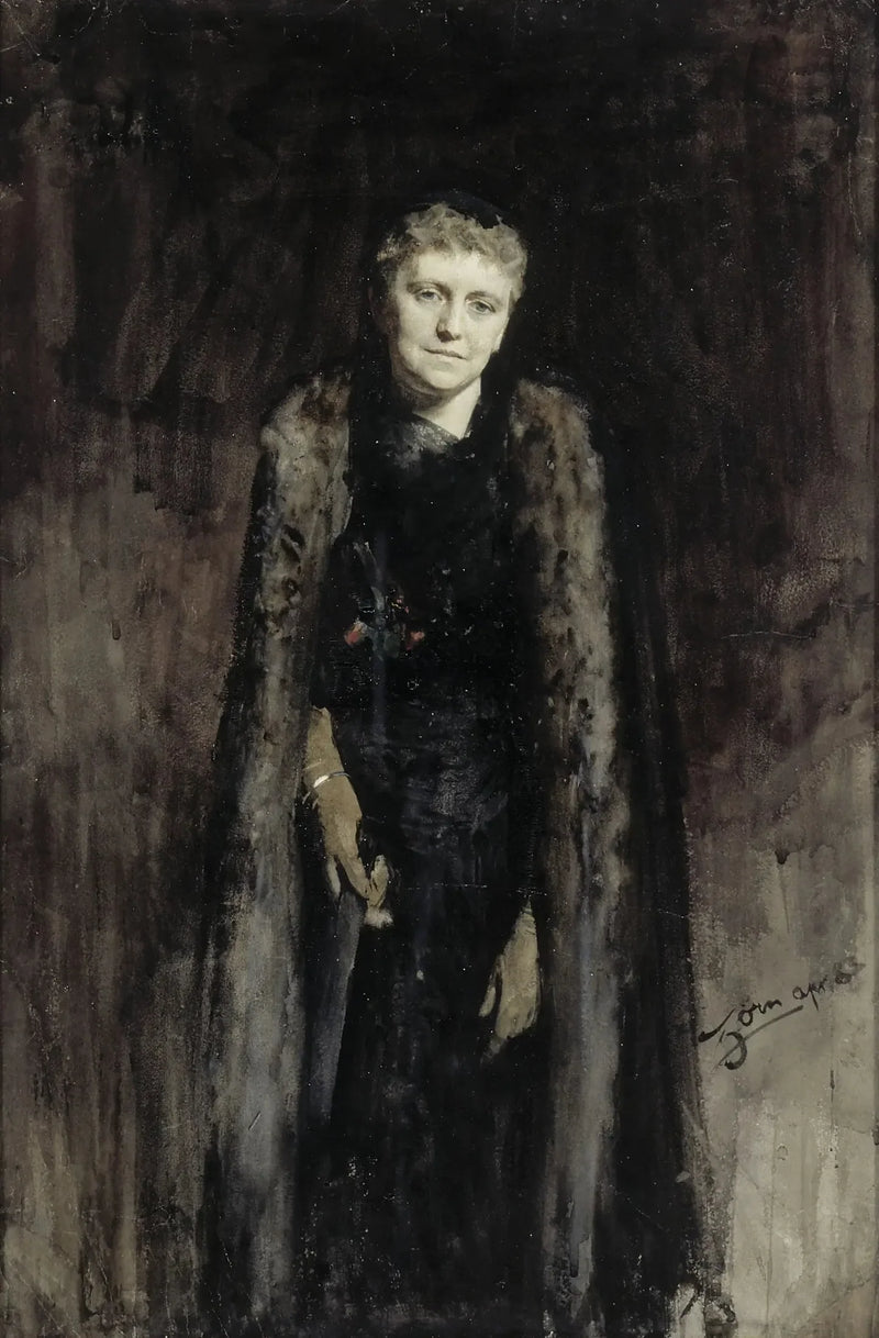 Fru Morewood - Anders Zorn