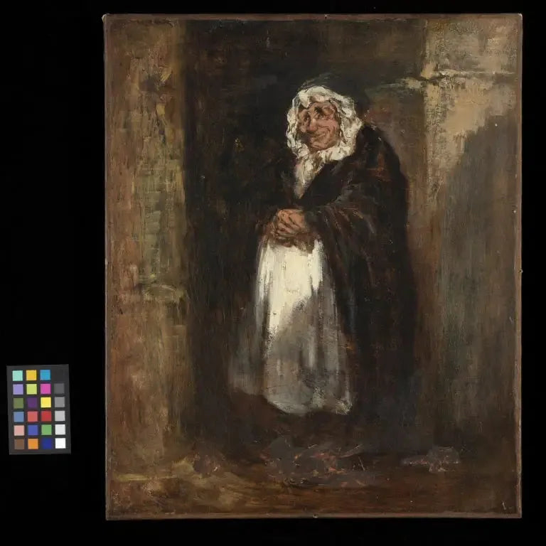 Fru Pipelet, portvakten - Honoré Daumier