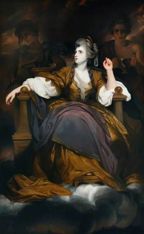 Fru Sarah Siddons, född Kemble (1755–1831), i rollen som 
