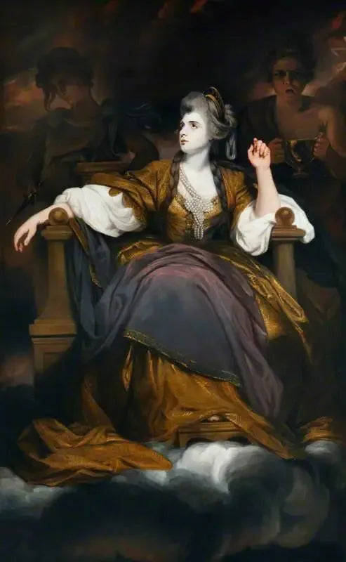 Fru Sarah Siddons, född Kemble (1755–1831), i rollen som "Den tragiska musen" - Joshua Reynolds