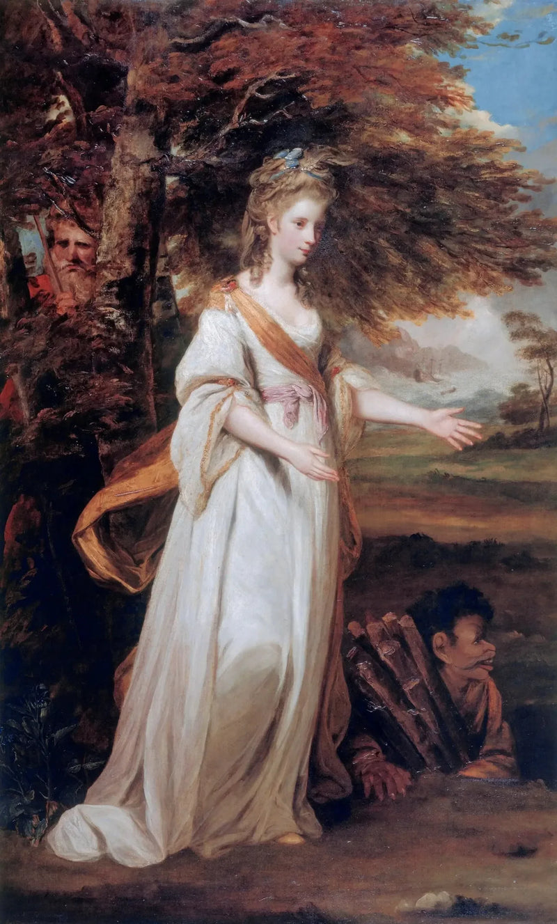 Fru Tollemache i rollen som Miranda - Joshua Reynolds