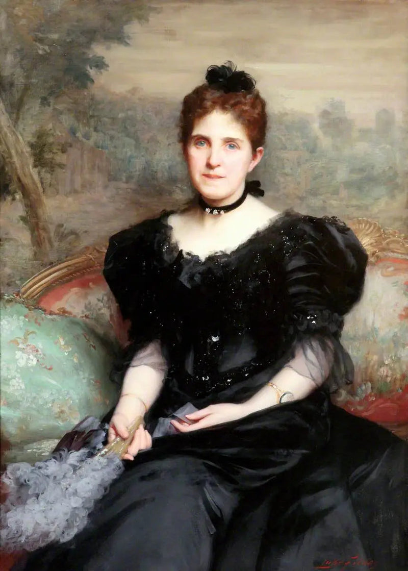 Fru William Hesketh Lever (ca 1851–1913), senare 1:a Lady Lever - Luke Fildes