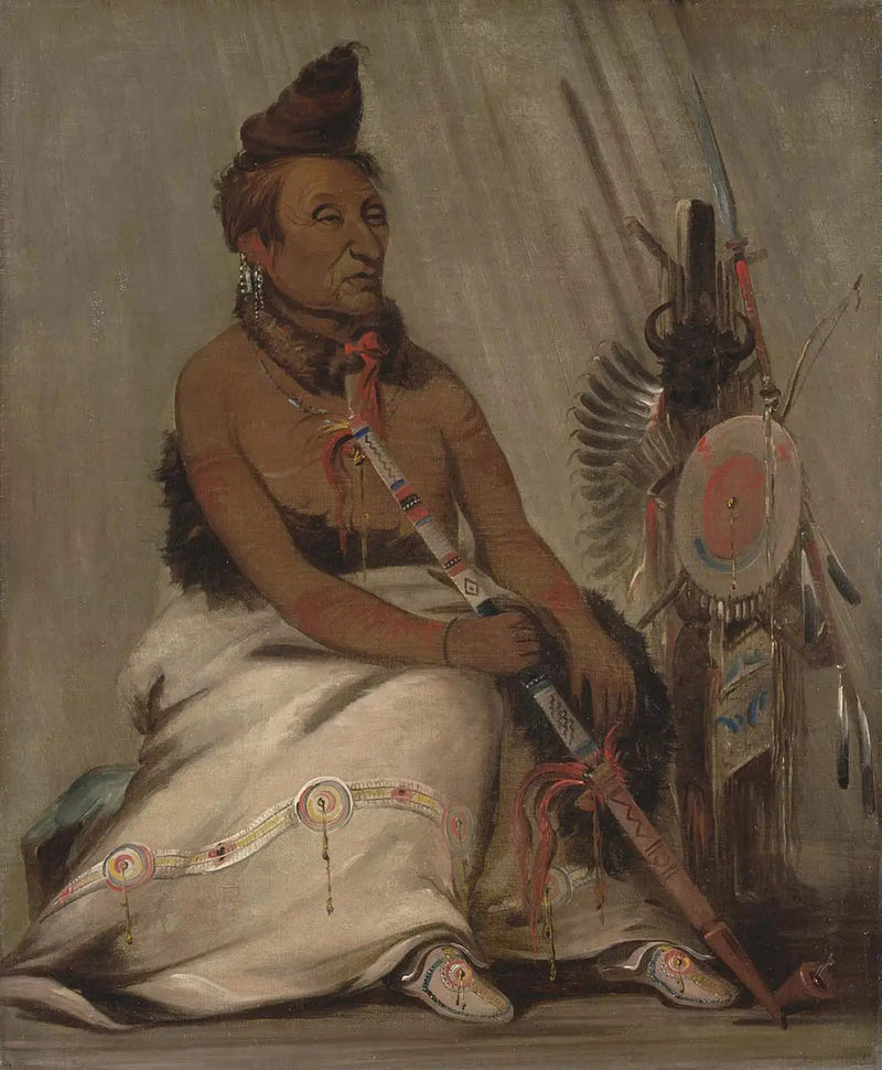 Svart mockasin, Chef - George Catlin