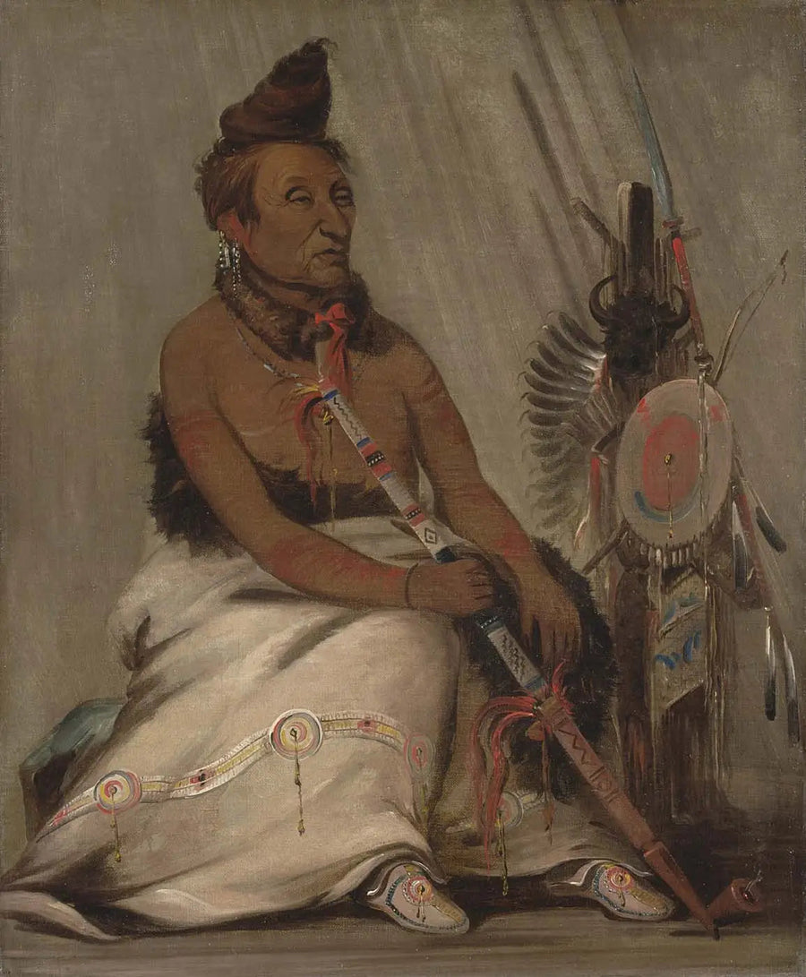 Svart mockasin, Chef - George Catlin