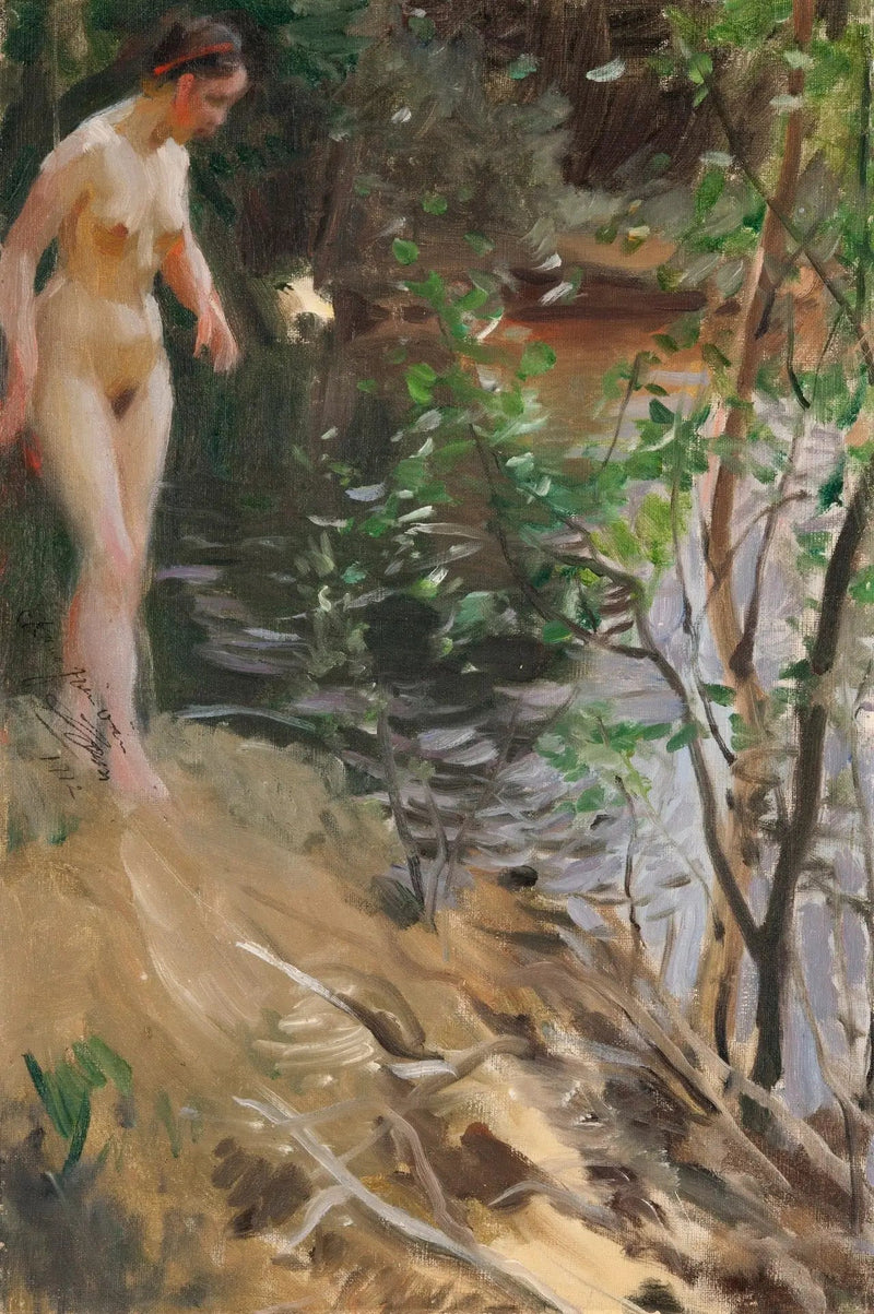 Modell à Shore - Anders Zorn