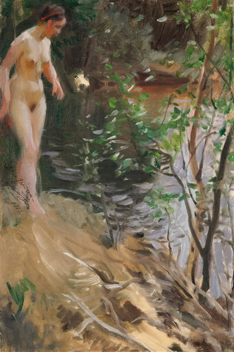 Modell à Shore - Anders Zorn
