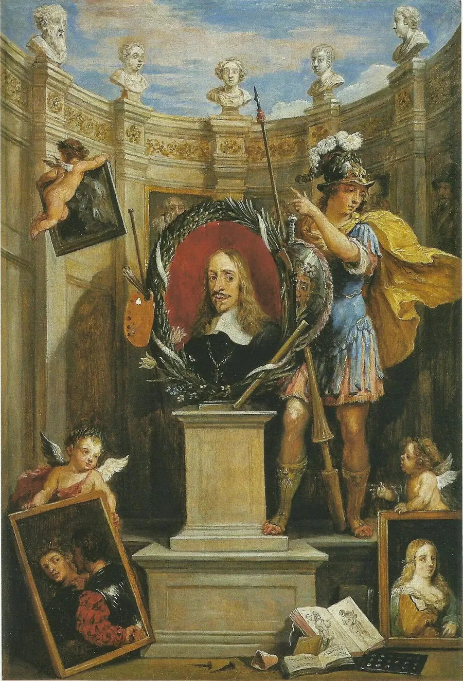 Modell för Theatrum Pictorium - David Teniers den yngre