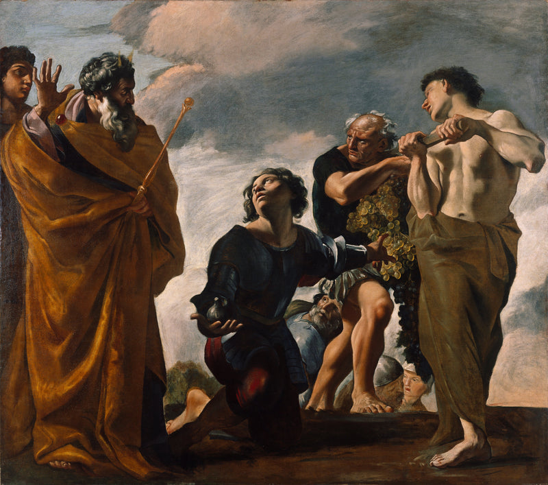Mose och Kanaans sändebud - Giovanni Lanfranco
