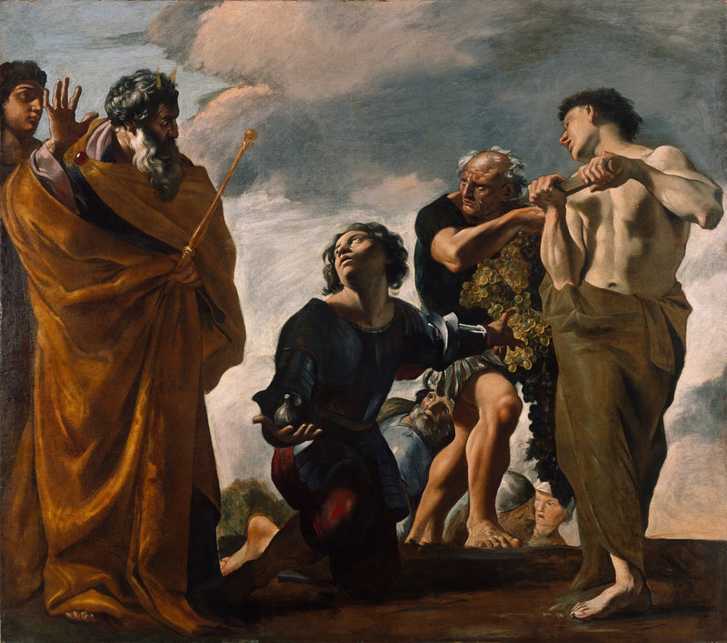 Mose och Kanaans sändebud - Giovanni Lanfranco