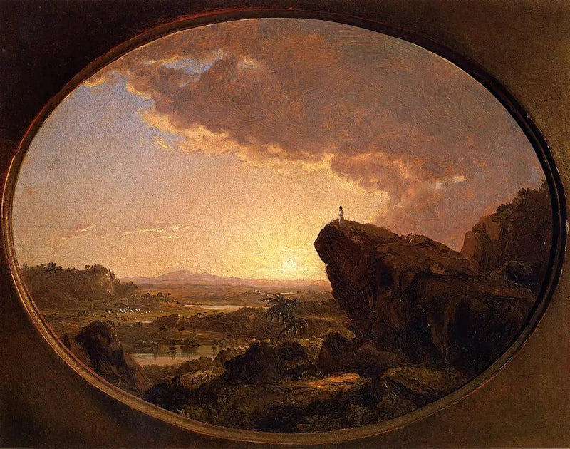Mose som tittar på det utlovade landet - Frederic Edwin Church