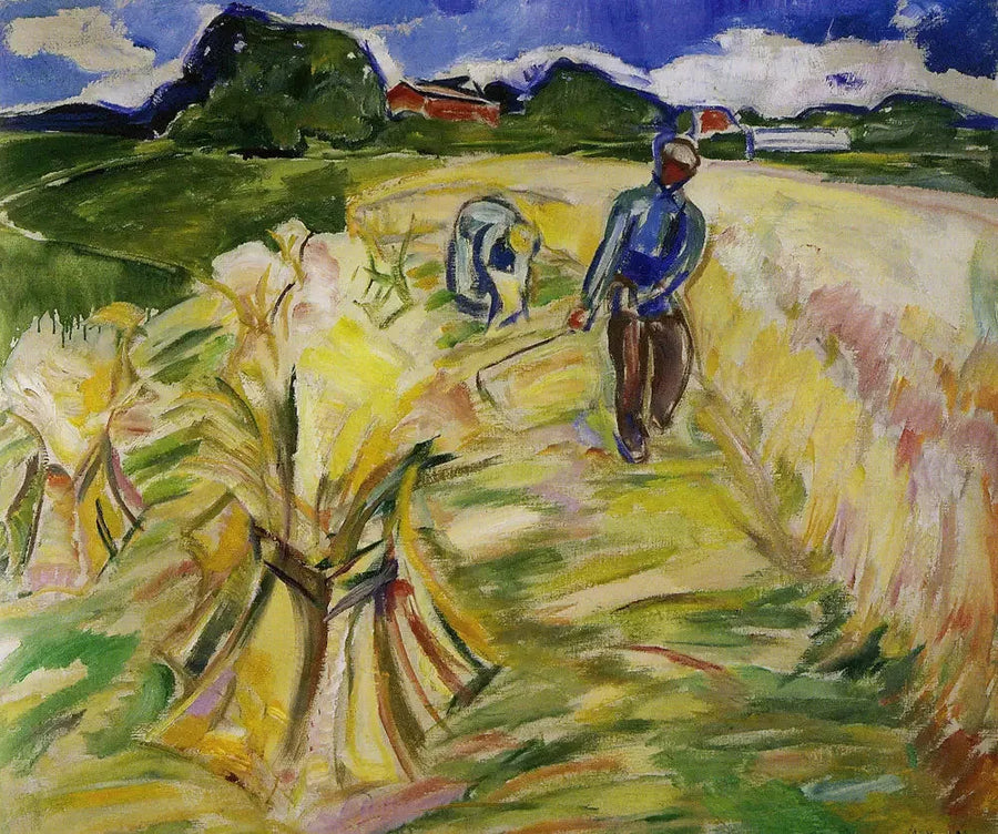 Skörd av majs - Edvard Munch
