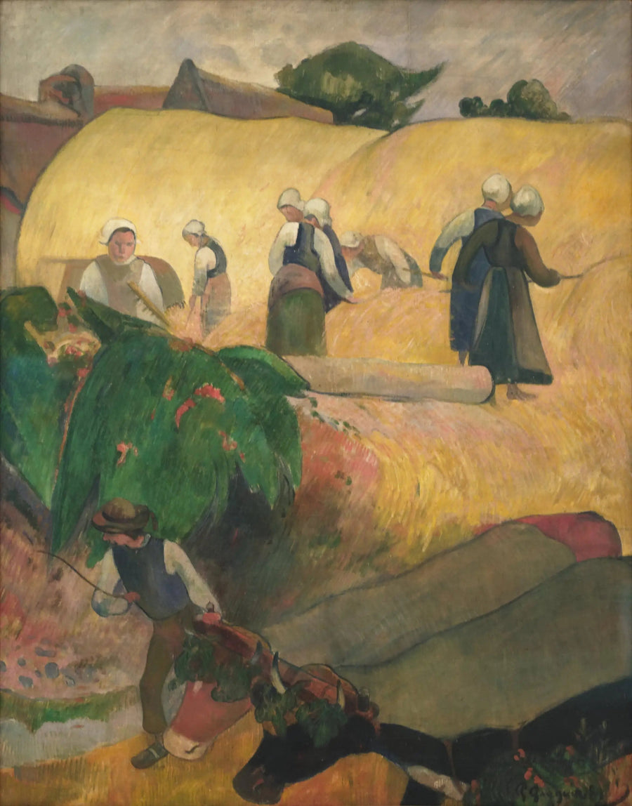 Skörd i Bretagne - Paul Gauguin