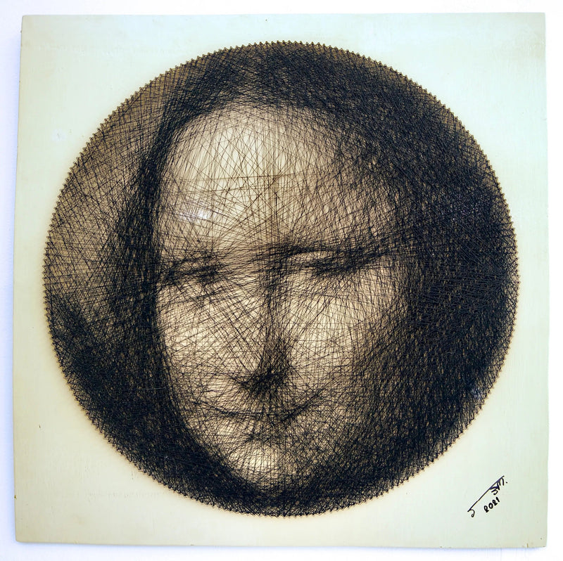 Mona Lisa Trådkonst | 60 x 60 cm