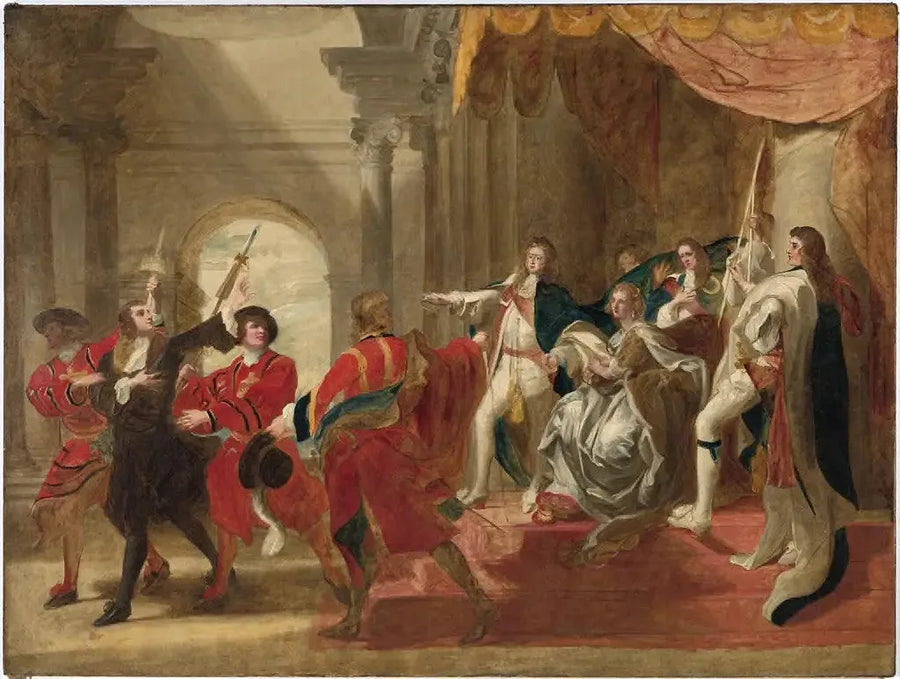 Monmouth före Jakob II - John Singleton Copley