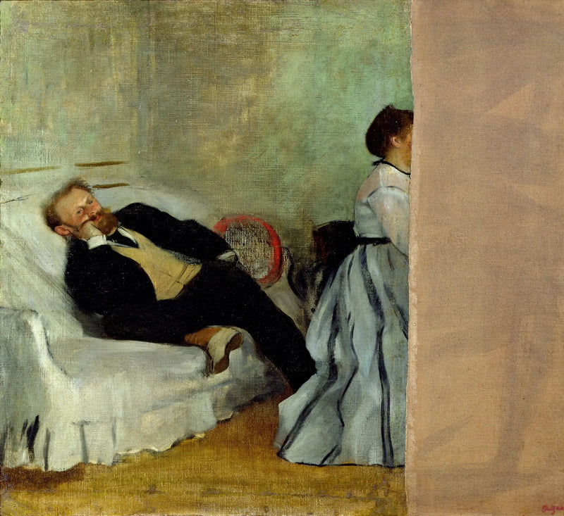 Herr och Fru Édouard Manet - Edgar Degas