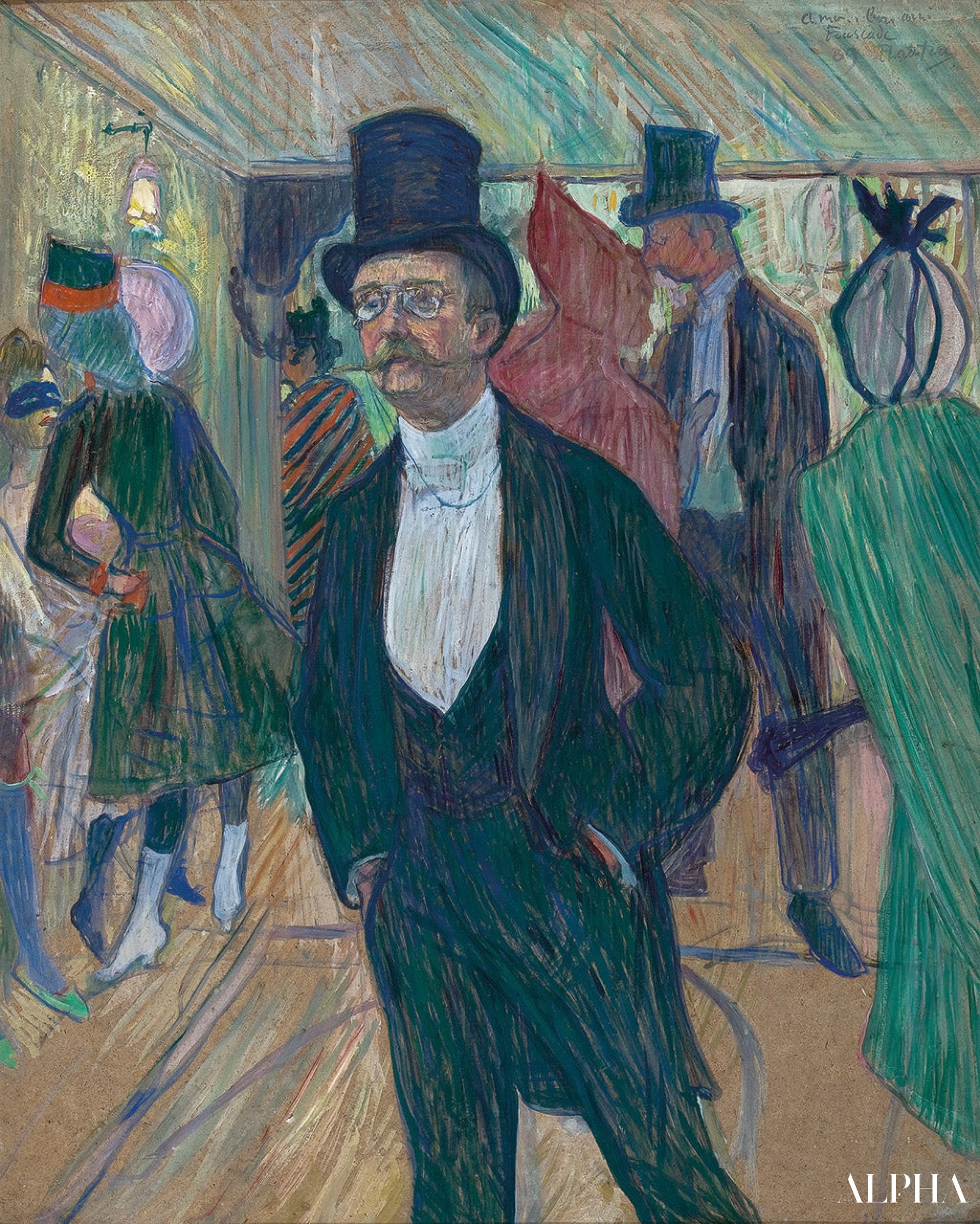Mr. Fourcade - Toulouse Lautrec - High-end reproductions of paintings and artworks