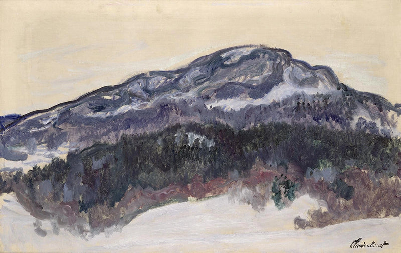 Mount Kolsås i Norge, Marmottan W1406 - Claude Monet