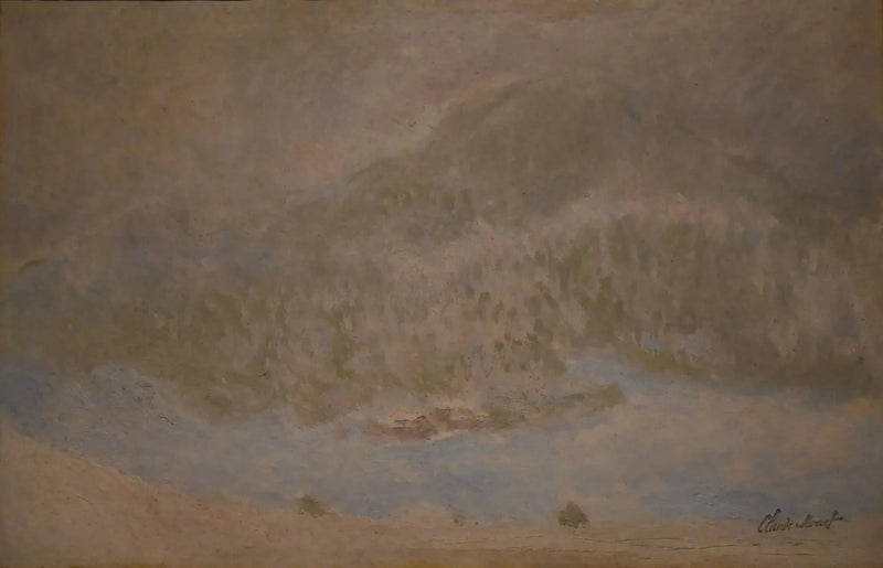 Mount Kolsaas, snöstorm W1417 - Claude Monet