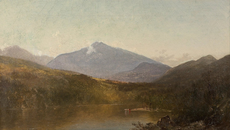 Vita berg från Shelburne, NH - John Frederick Kensett
