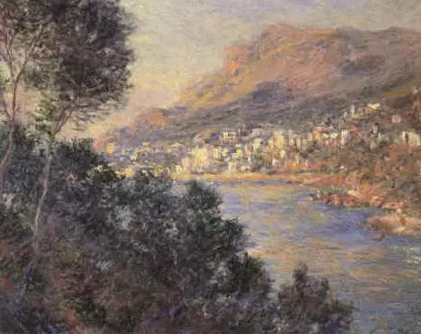 Monte-Carlo sedd från Roquebrune - Claude Monet