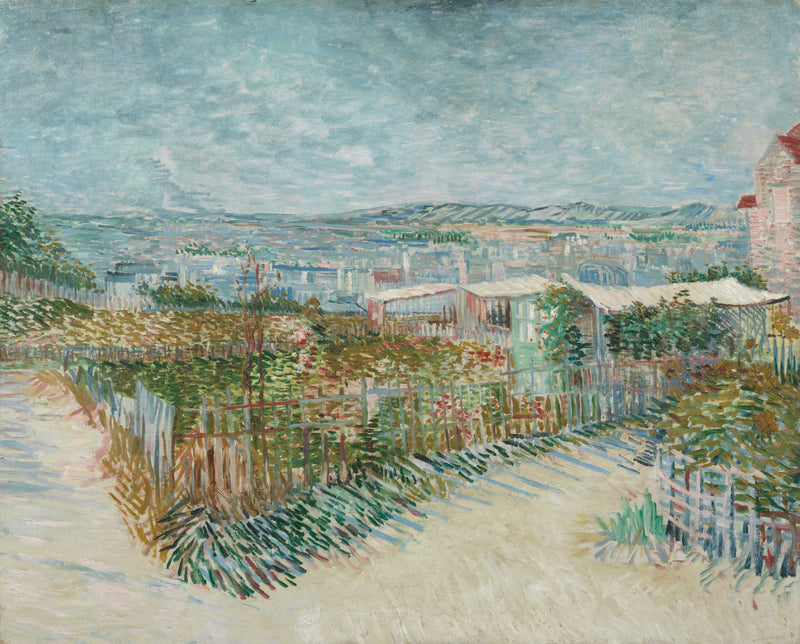 Montmartre: bakom Moulin de la Galette - Vincent van Gogh