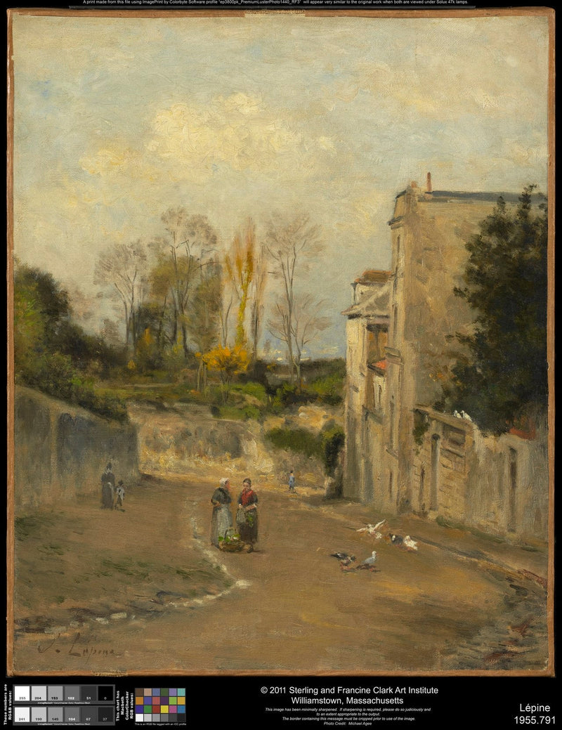 Montmartre. La rue Cortot - Stanislas Lépine