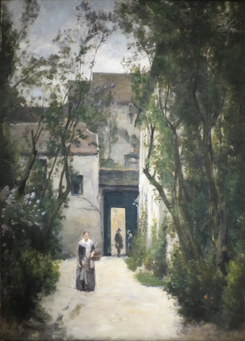 Montmartre. En gård på Fontenelle-gatan - Stanislas Lépine