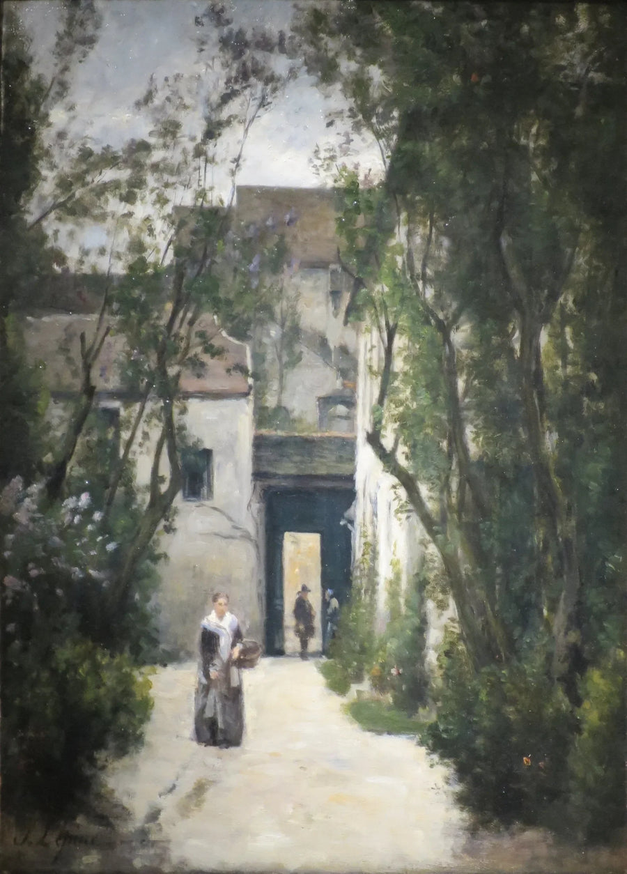 Montmartre. En gård på Fontenelle-gatan - Stanislas Lépine