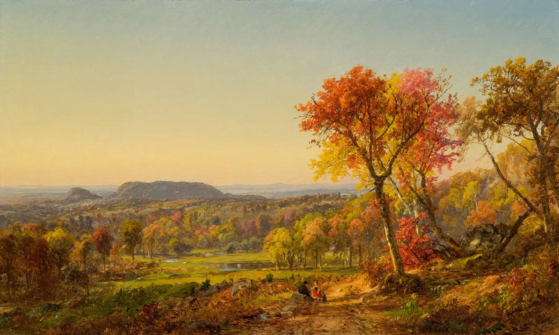 Adam och Evas berg - Jasper Francis Cropsey