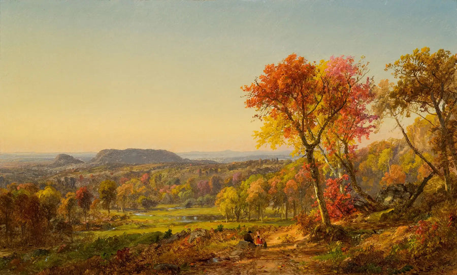 Adam och Evas berg - Jasper Francis Cropsey
