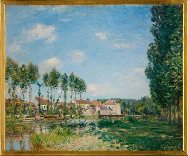 Moret, Loing-kuster - Alfred Sisley