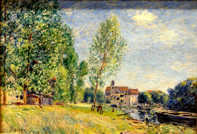 Moret, varv vid Matrat - Alfred Sisley