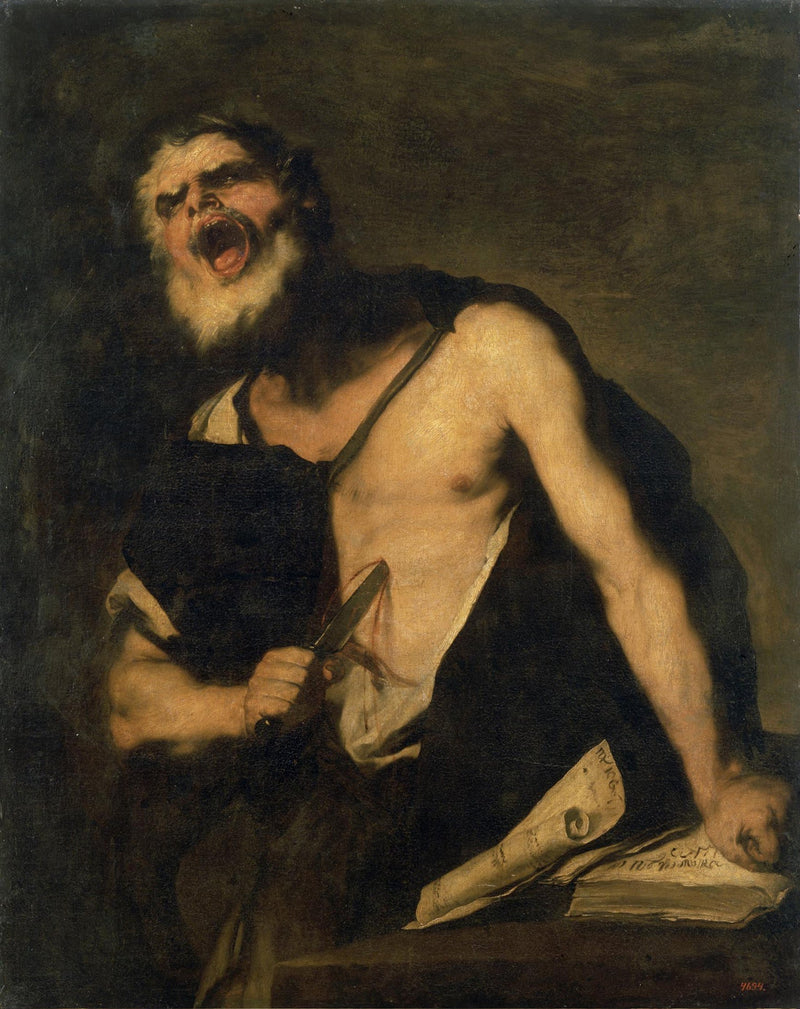 Cato från Utica - Luca Giordano